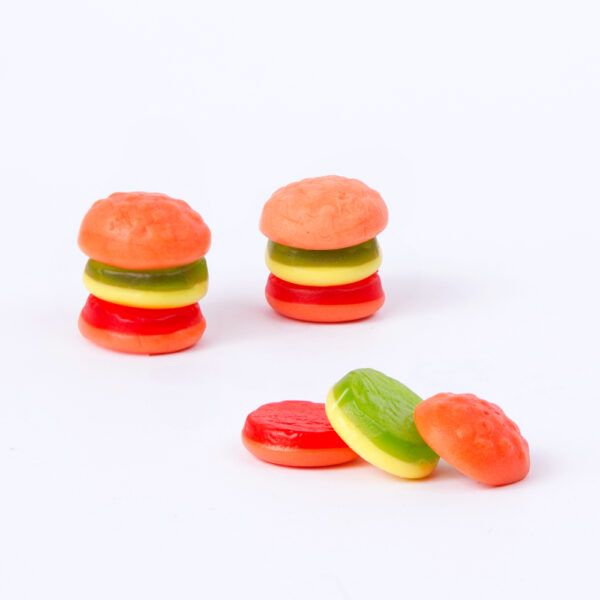 MİNİ BURGER YUMUŞAK ŞEKER 60'lı- SUMTHIN SWEET - Görsel 2