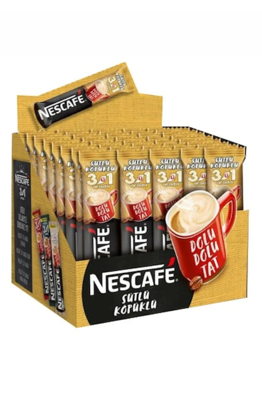 NESCAFE 3Ü1 SÜTLÜ KÖPÜKLÜ 48 Lİ