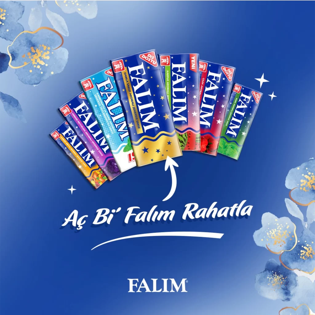 FALIM DAMLA SAKIZI AROMALI ŞEKERSİZ SAKIZ 7 GR X 20 Lİ