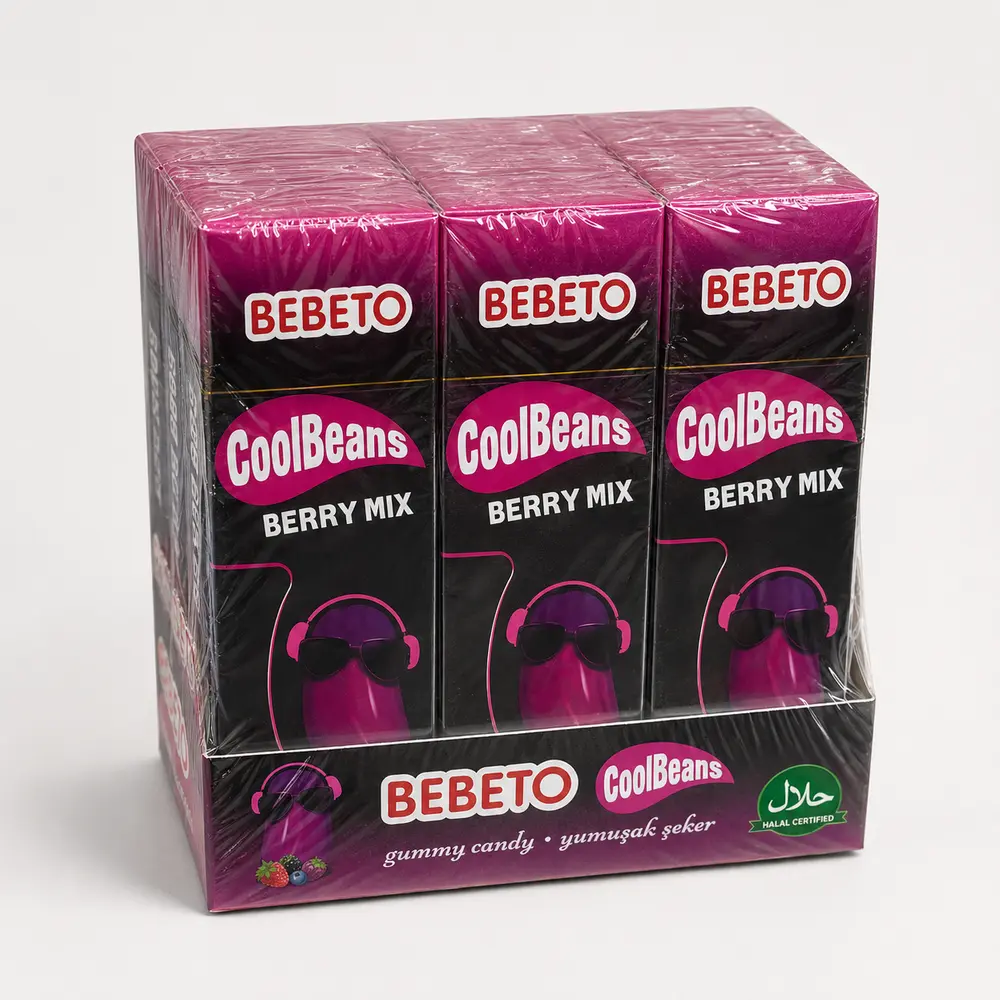 Bebeto CoolBeans Berry Mix Yumuşak Şeker
