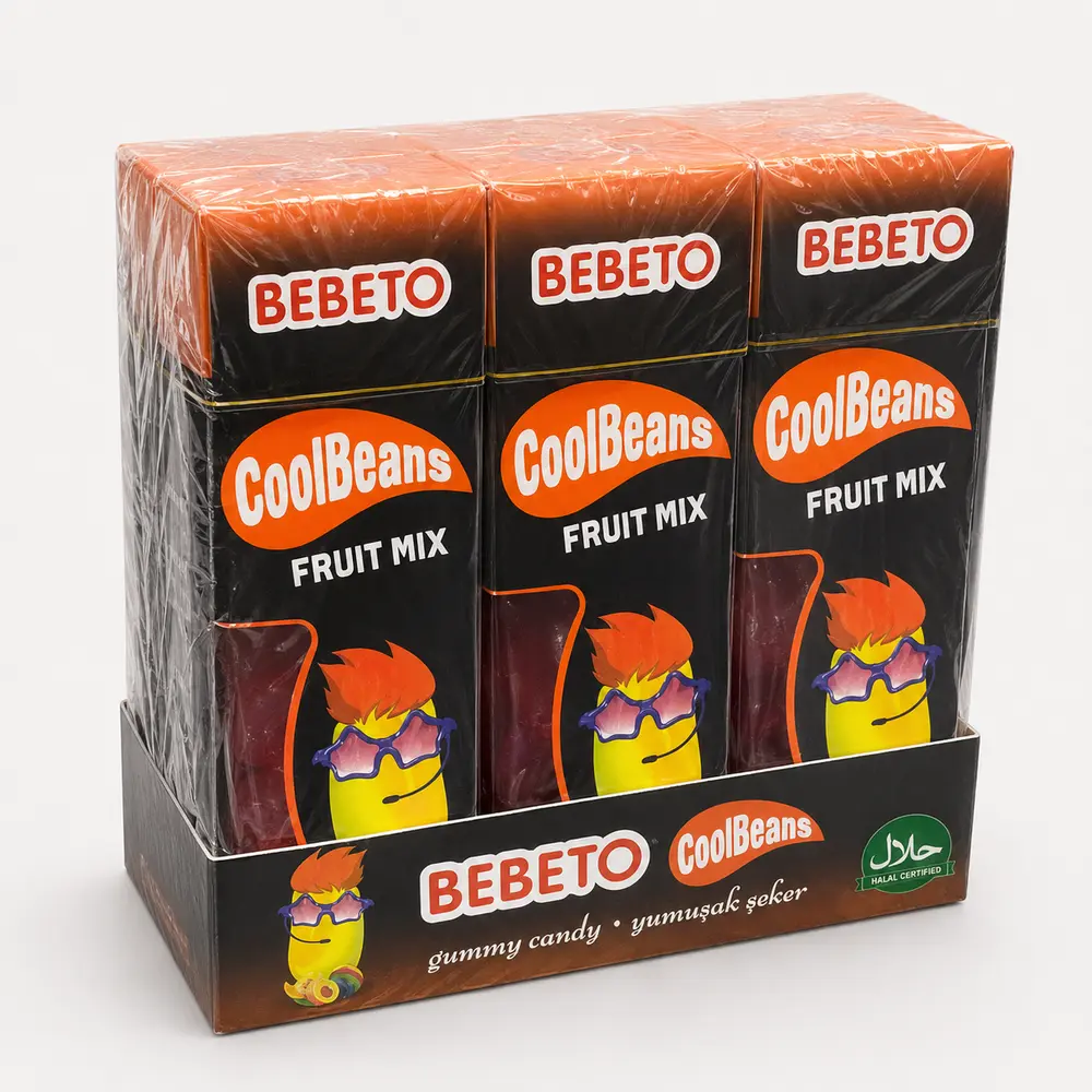 Bebeto CoolBeans Fruit Mix Yumuşak Şeker