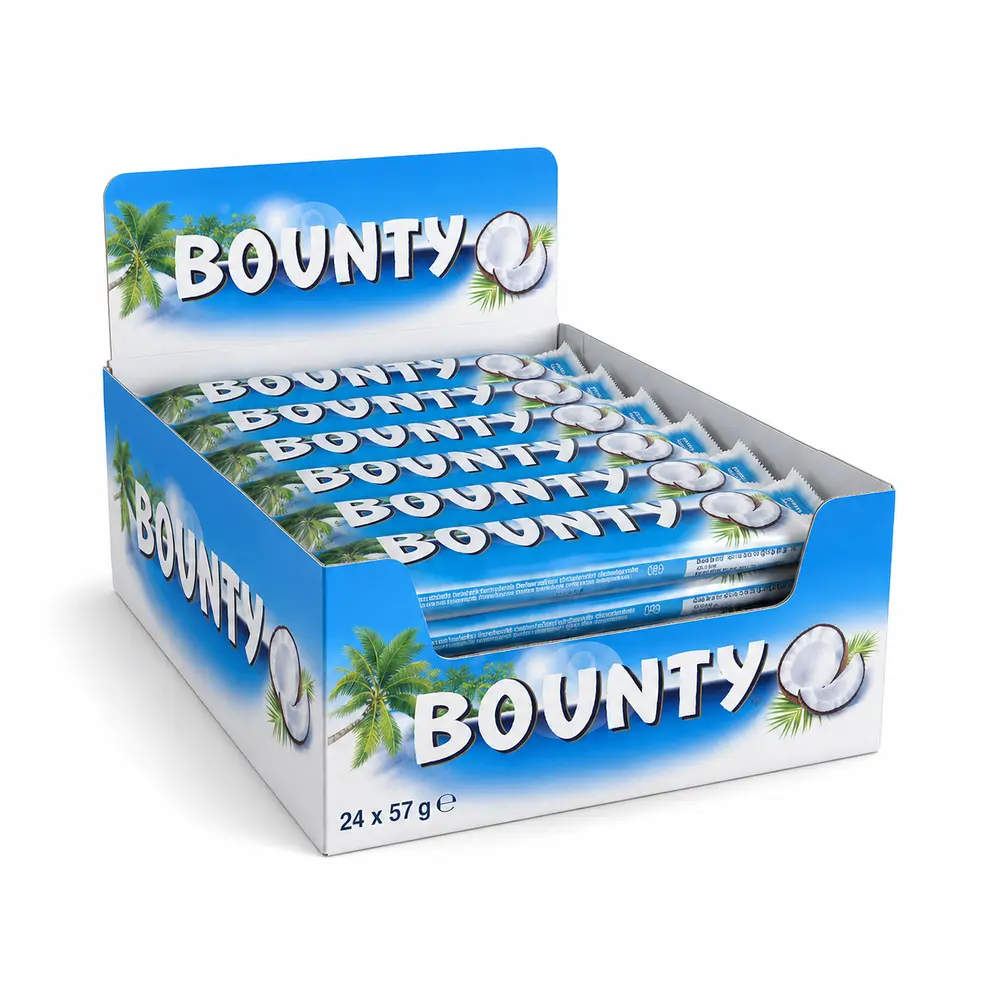 Bounty Hindistan Cevizli Çikolata 57 g x 24