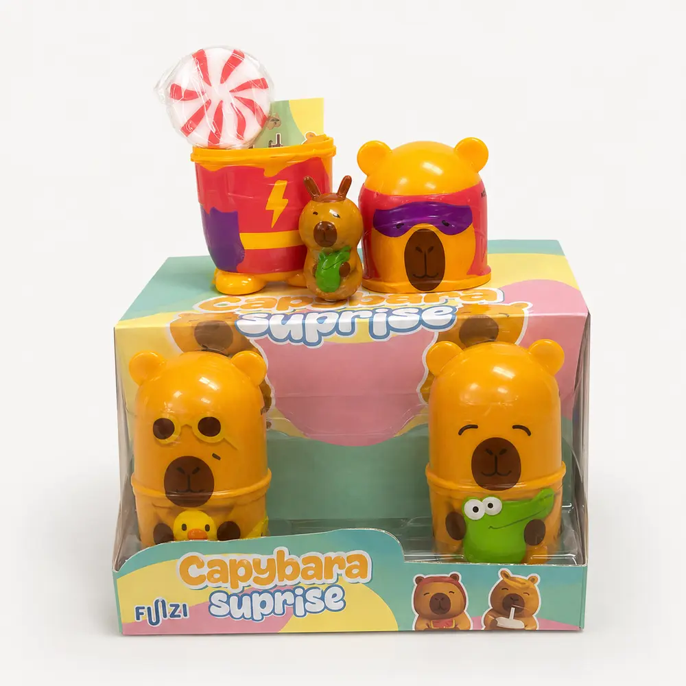 Fuzzi Capybara Fun Surprise Teşhir Seti