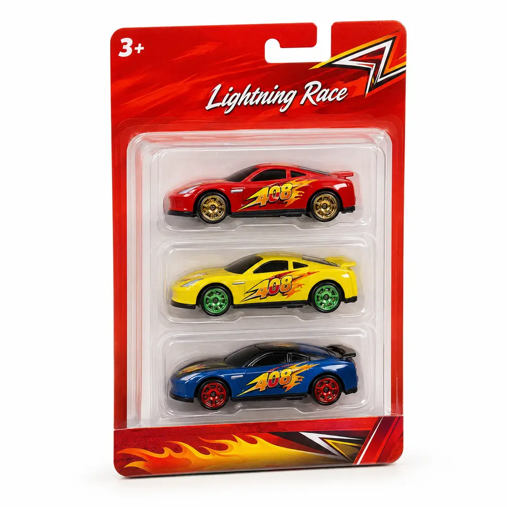 Lightning Race Minyatür Yarış Arabası 3'lü