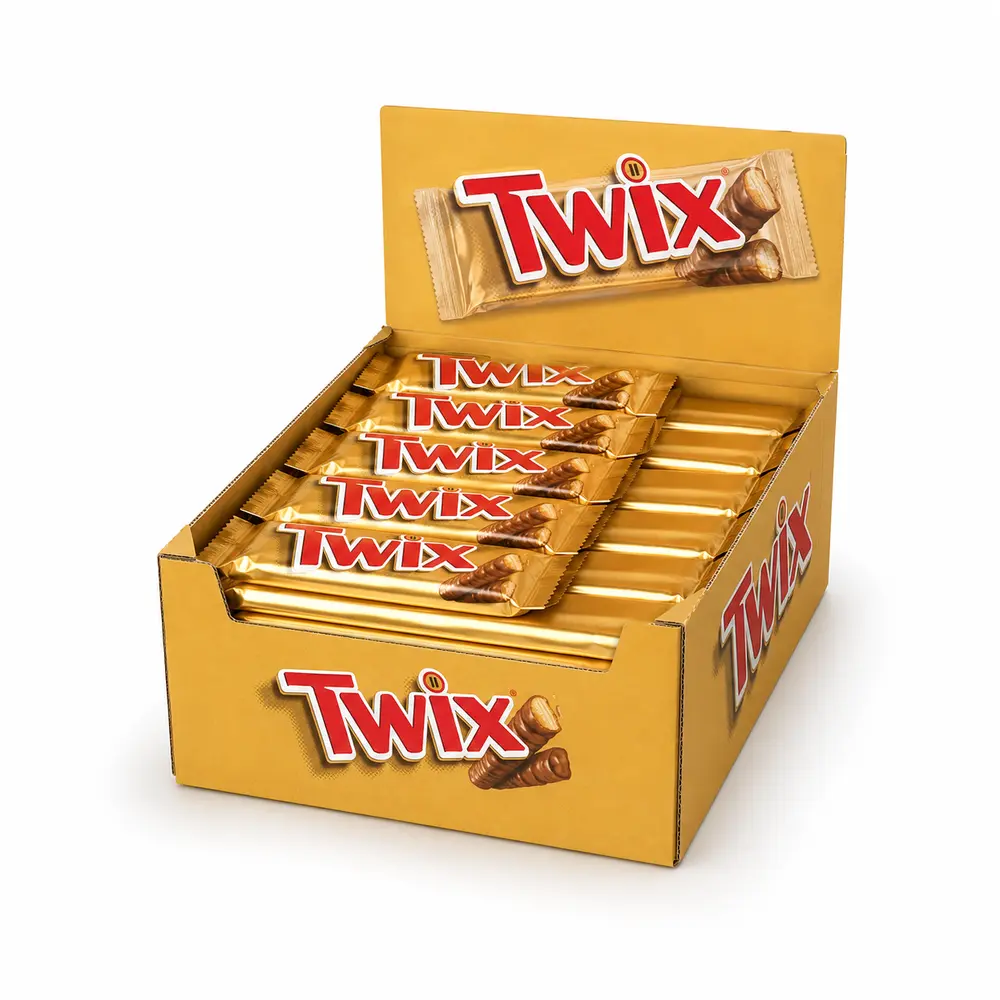 Twix Karamelli Bisküvili Çikolata 50 g x 25