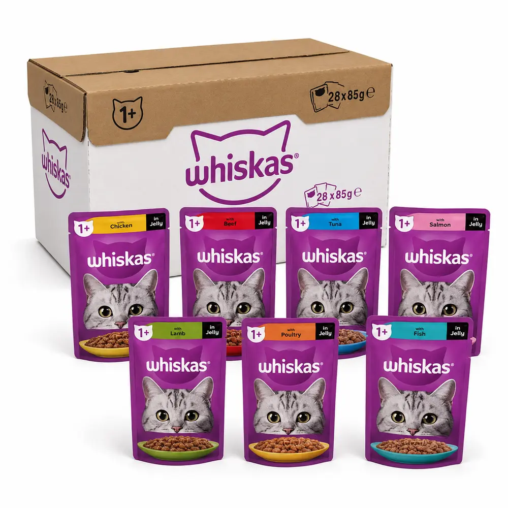 Whiskas 1+ Karışık Yaş Kedi Maması 85 g x 28