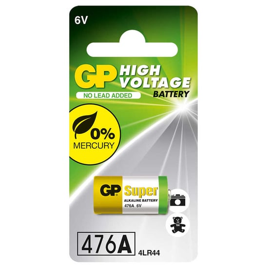 Gp Batteries 476a Süper Alkalin 476a/px28a/a544/4lr44 Boy Pil, 6 Volt, Tekli Kart