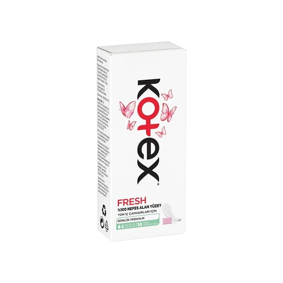 Kotex Günlük Ped İnce Parfümsüz 18'li