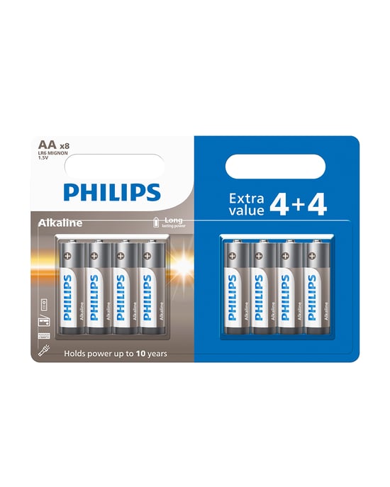 Philips Alkaline Aa Kalem Pil Lr6a8bp/10