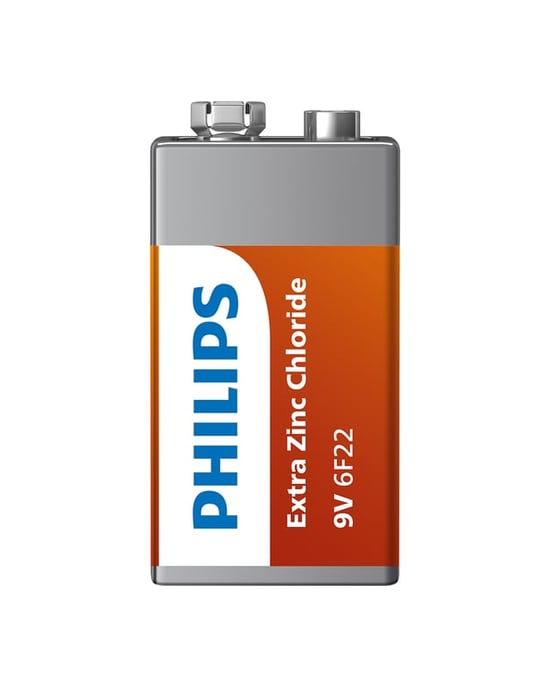 Philips Extra Zinc Chloride 9v Pil 6f22l1f/10