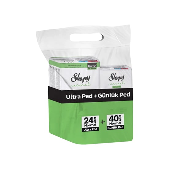 Sleepy Ultra Normal Ped 24'lü + Günlük Normal Ped 40'lı