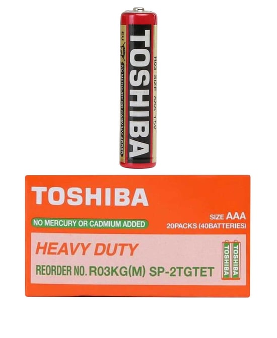 Toshiba R03 Size Aaa 1.5v Kalem Pil 2x10'lu Kutu