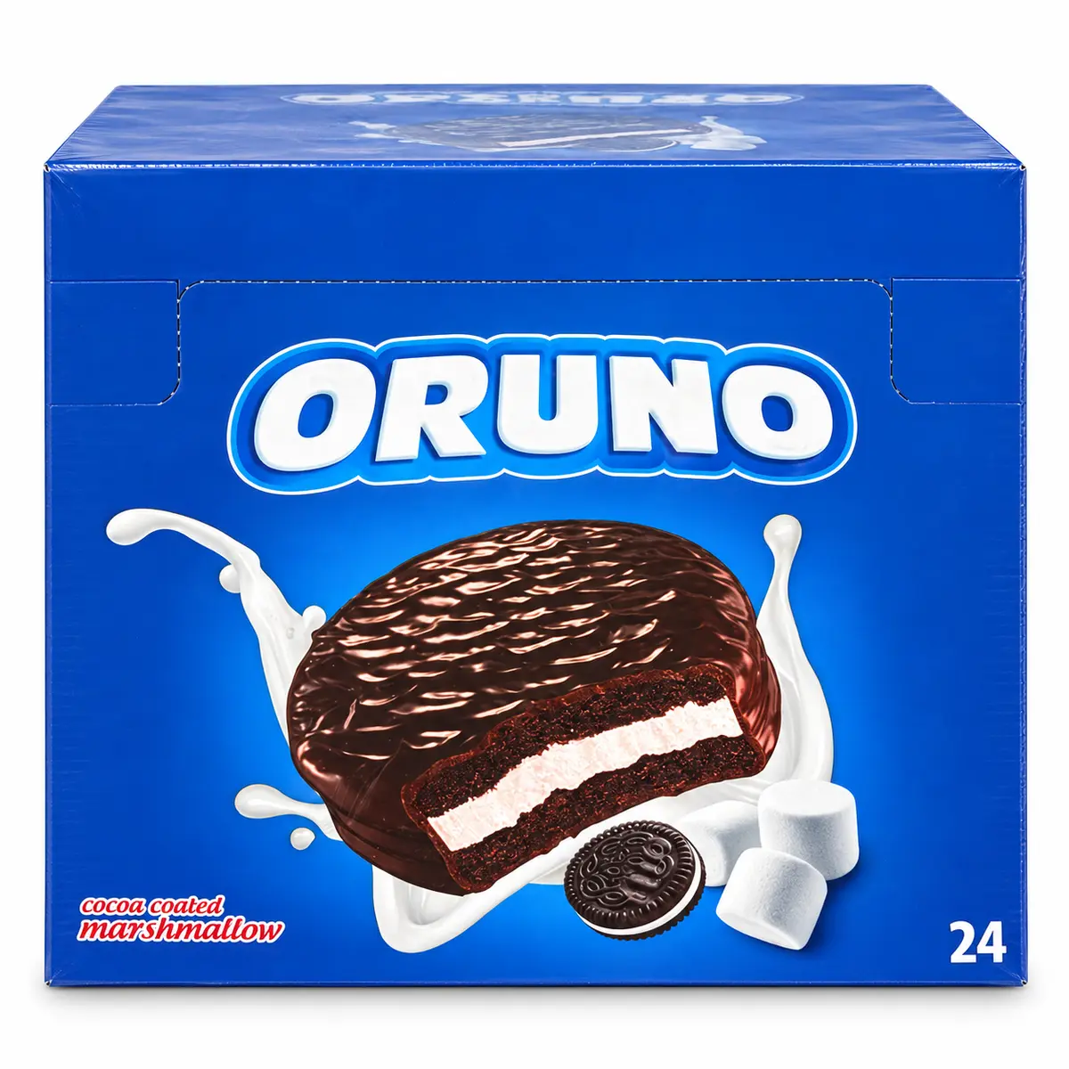 Oruno Cocoa Coated Marshmallow 24'lü