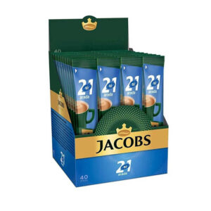 Jacobs 2’si 1 Arada 40’lı hazır kahve kutusu