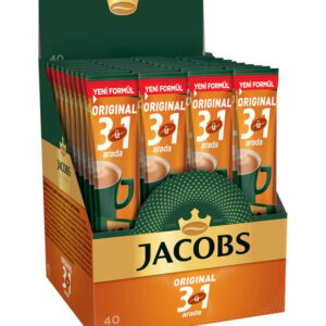 Jacobs 3’ü 1 Arada Original 40’lı hazır kahve kutusu