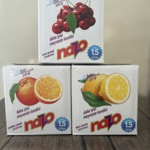Nazo vişne, portakal ve limon aromalı toz içecek çeşitleri 24’lü