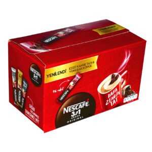 Nescafé 3’ü 1 Arada Original 96’lı hazır kahve kutusu