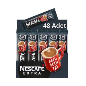 Nescafé Extra 3’ü 1 Arada 48’li hazır kahve kutusu