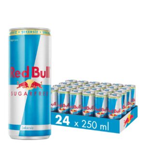 Red Bull Şekersiz 250 ml 24’lü enerji içeceği koli