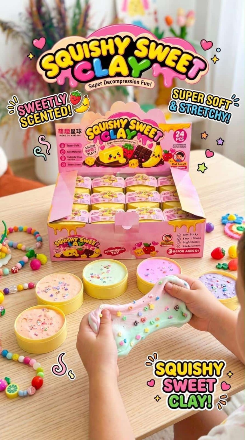 Squishy Sweet Clay Sukuşi 24’lü