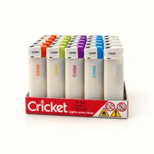 Cricket Çakmak 25’li Stand – Beyaz Gövde