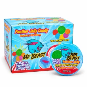 Mr Beast Panther Jelly Ahududu ve Çilek Aromalı Şekerleme 40 g